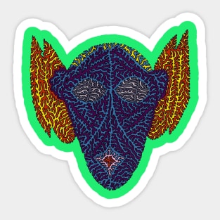 Fantasy Alien Sticker